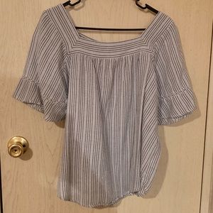 Universal Thread Black and White Blouse